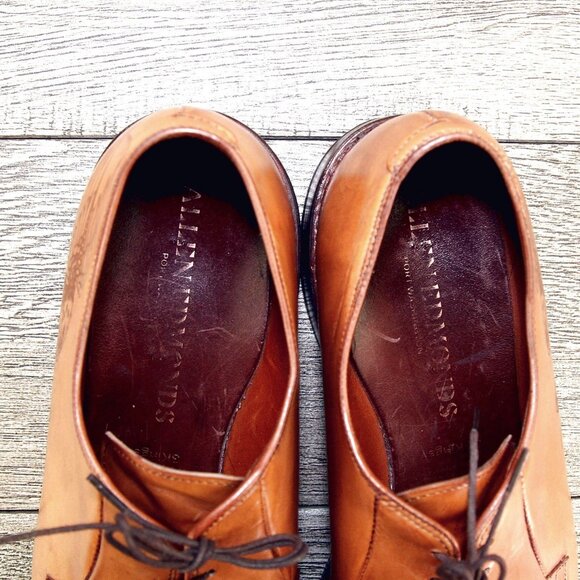 Allen Edmonds THREE KINGS 10.5 D Walnut * add $15 new Cedar Trees main image 8